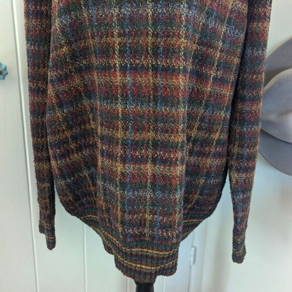 VTG Belvedere Italy Wool Alpaca Sweater M Eclectic Grandpa Countryside Preppy - Picture 5 of 9